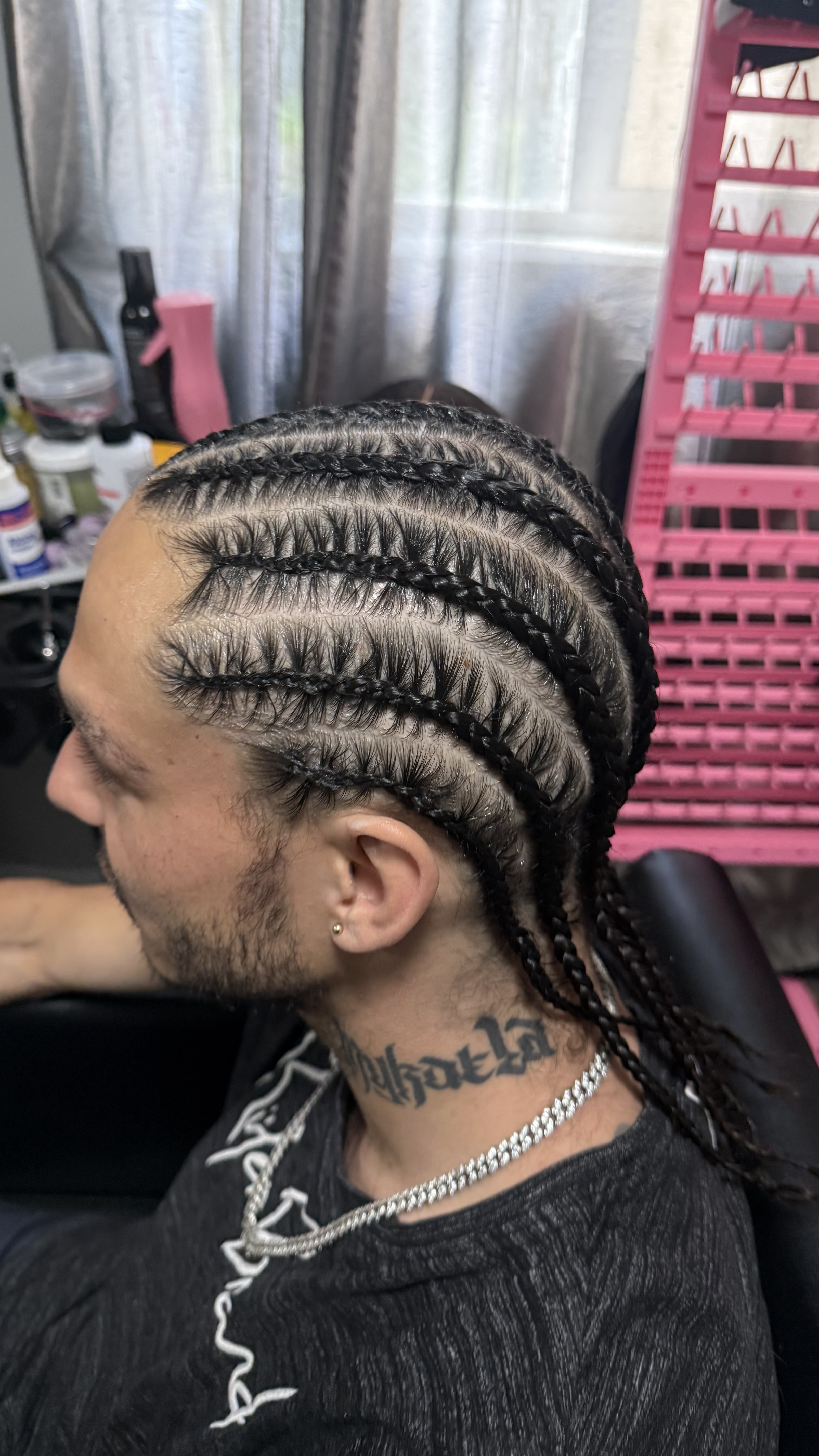 Men’s Conrows Straight Back (6-8 rolls, no design)